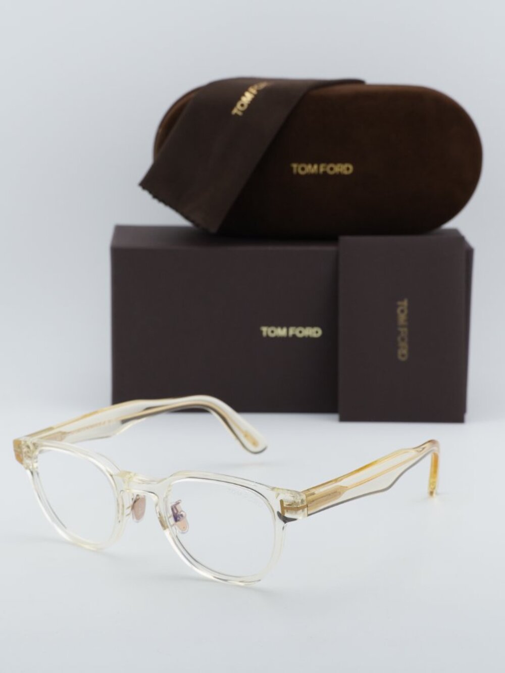 Tom Ford FT5783-D-B 039 Square Eyeglasses 47mm - Yellow/Blue Light Block - Picture 5 of 8